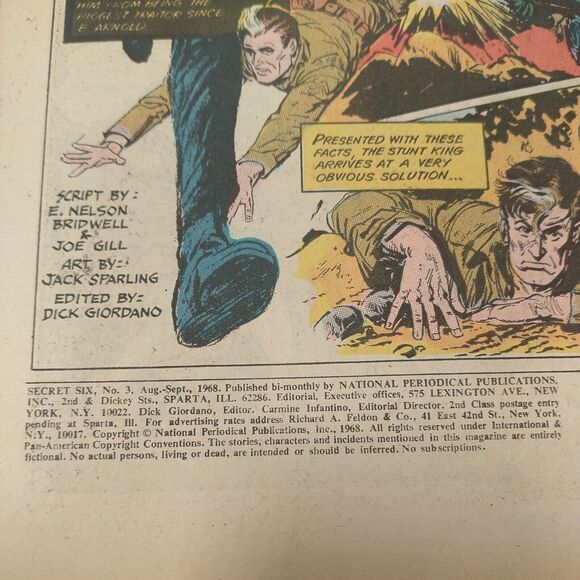 Secret Six #3 DC Aug 1968 Comic To Kill A Mockingbird - Picture 10 of 12